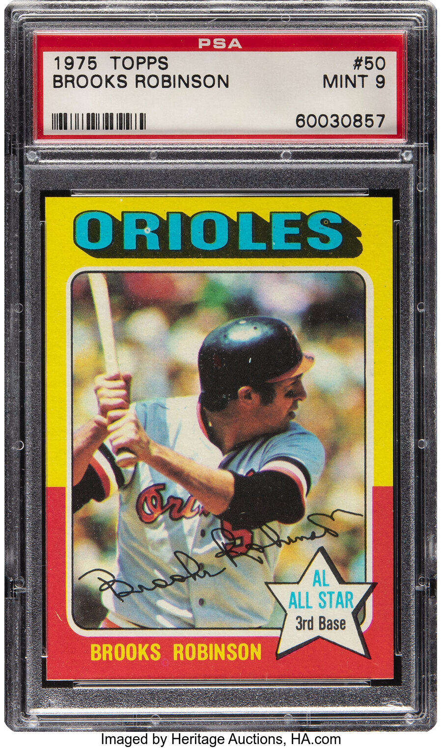 1975 Topps Brooks Robinson #50 PSA Mint 9