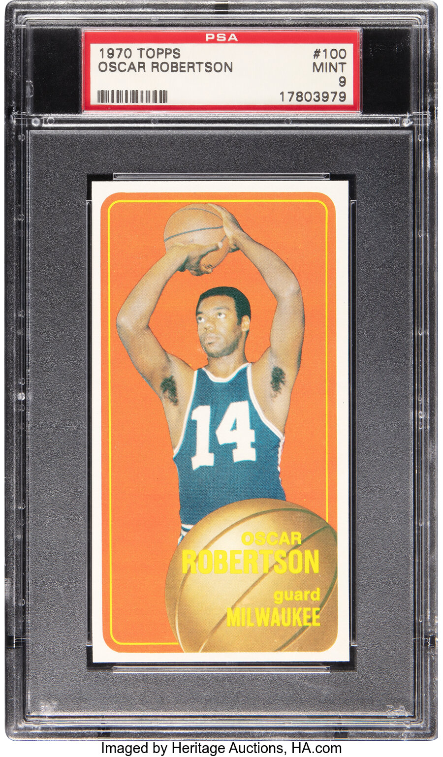 1970 Topps Oscar Robertson #100 PSA Mint 9 - None Higher!