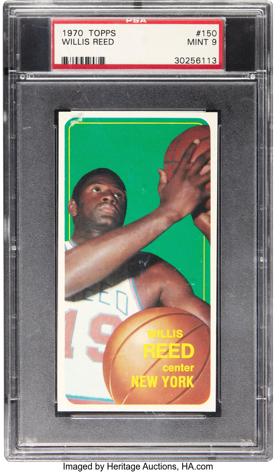 1970 Topps Willis Reed #150 PSA Mint 9 - Two Higher!