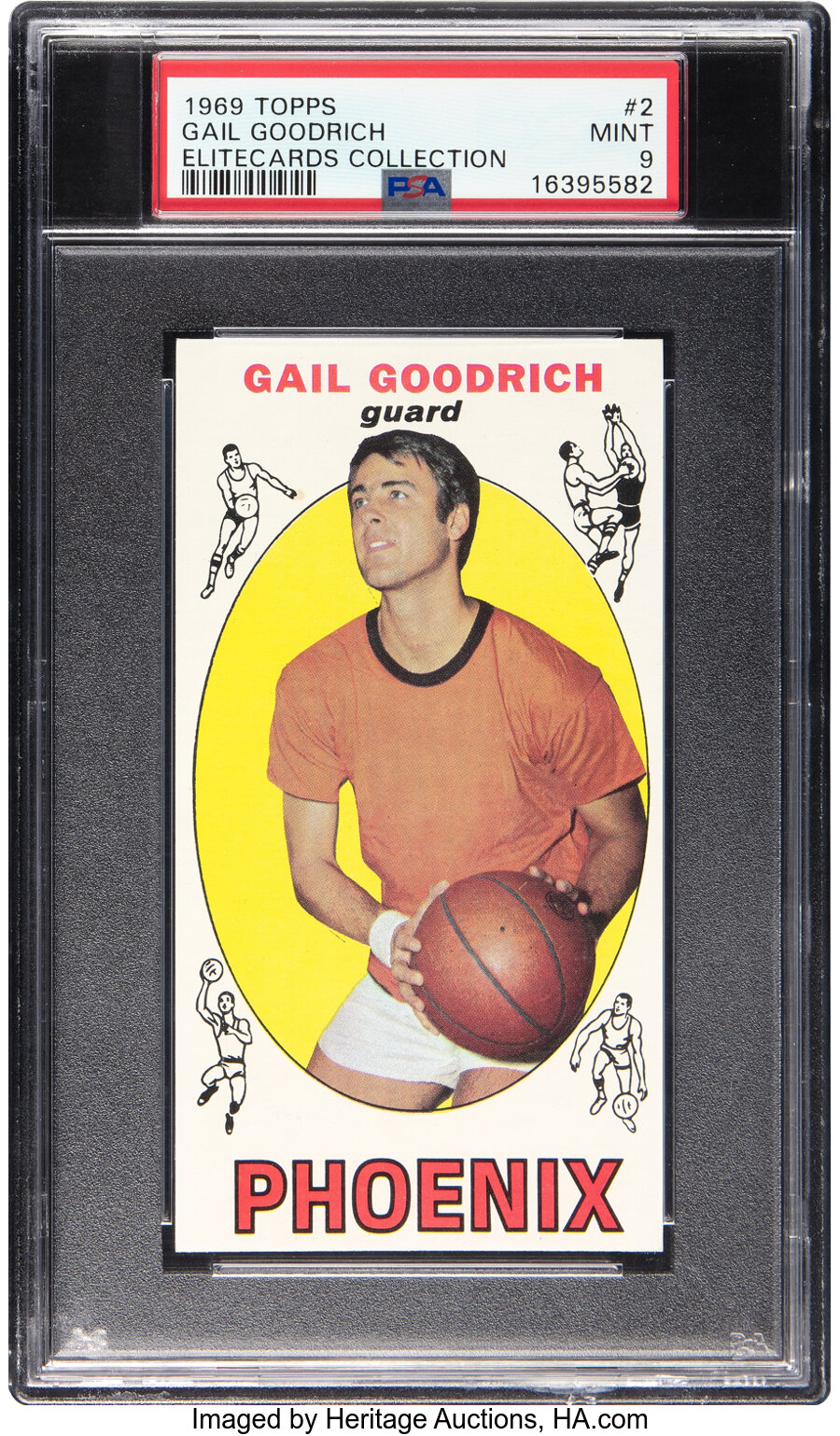 1969 Topps Gail Goodrich #2 PSA Mint 9 - None Higher!