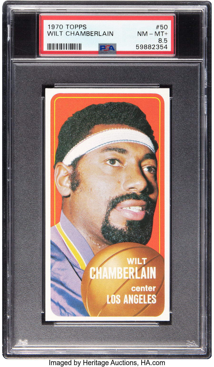 1970 Topps Wilt Chamberlain #50 PSA NM-MT+ 8.5