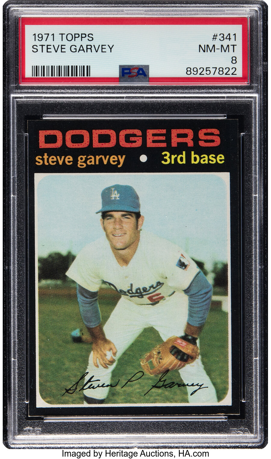 1971 Topps Steve Garvey #341 PSA NM-MT 8