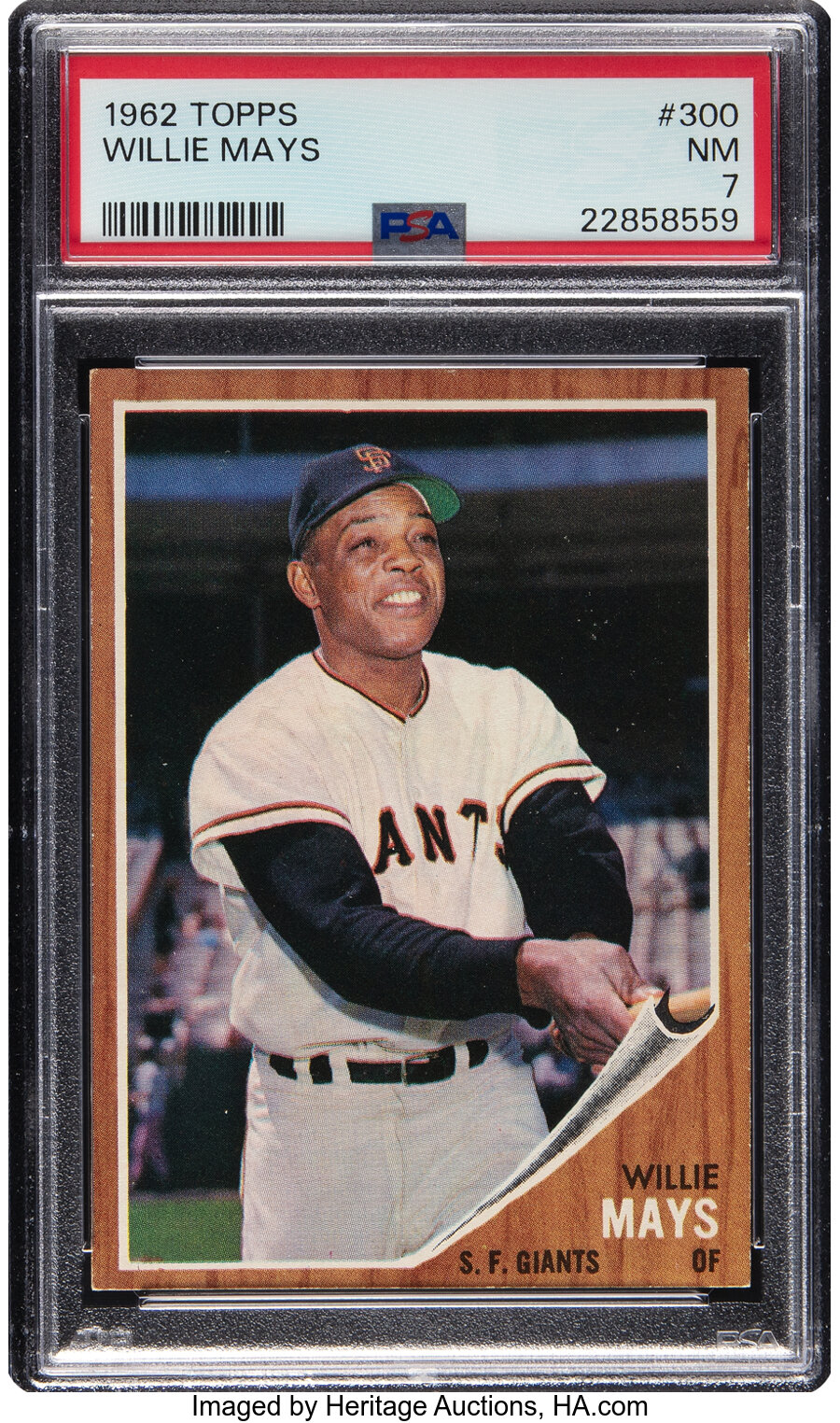 1962 Topps Willie Mays #300 PSA NM 7