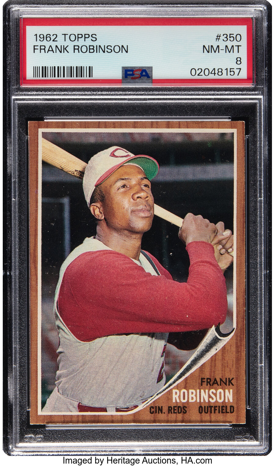 1962 Topps Frank Robinson #350 PSA NM-MT 8 - One Higher!