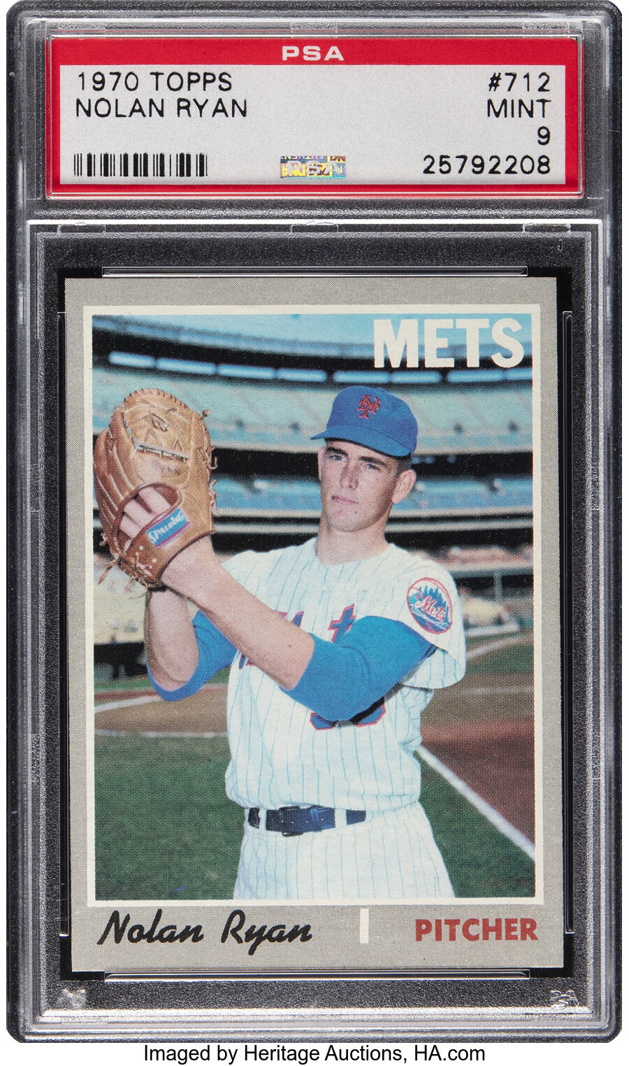 1970 Topps Nolan Ryan #712 PSA Mint 9