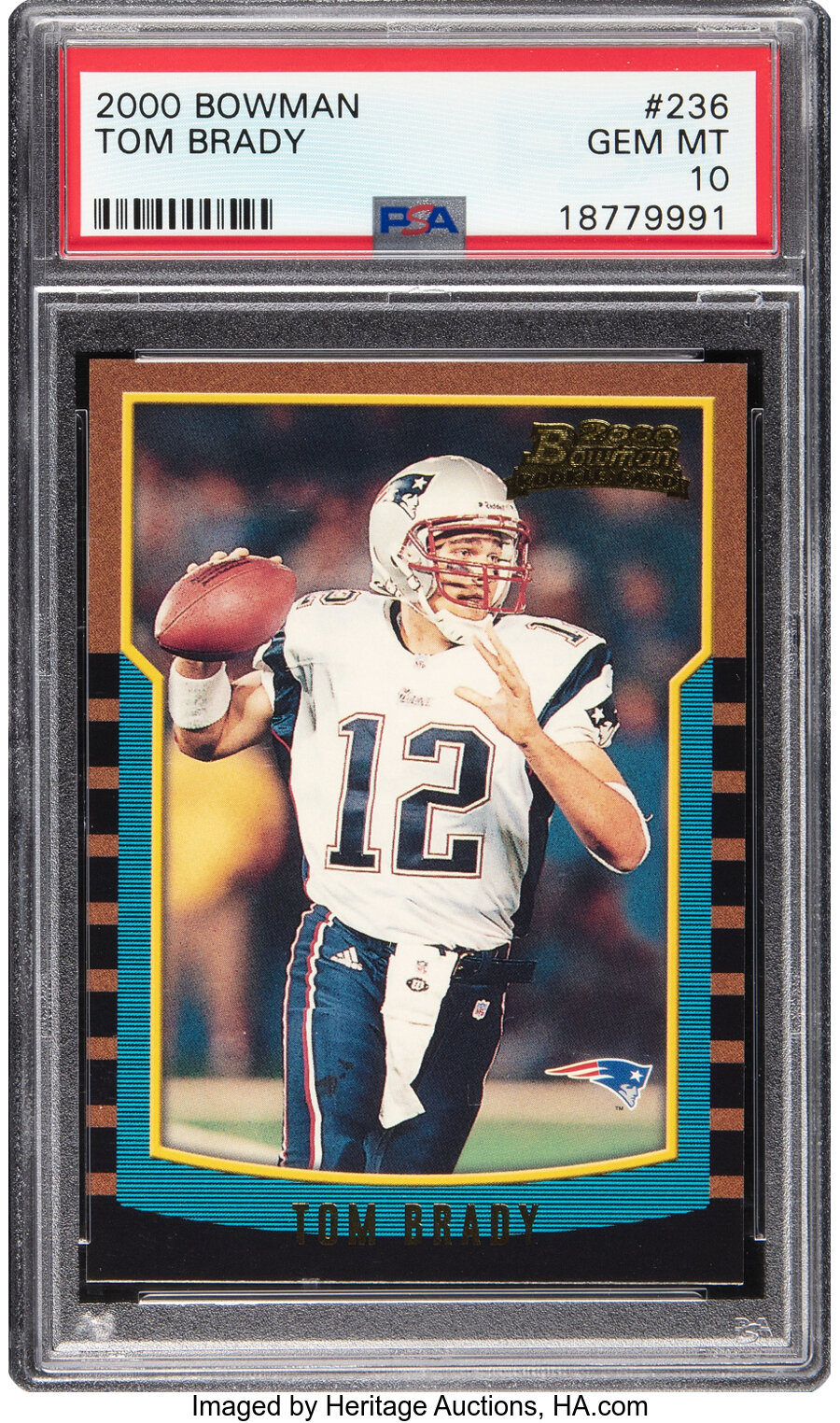 2000 Bowman Tom Brady Rookie #236 PSA Gem Mint 10