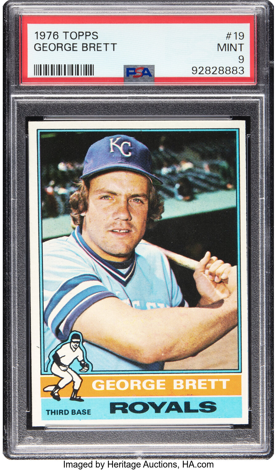 1976 Topps George Brett #19 PSA Mint 9