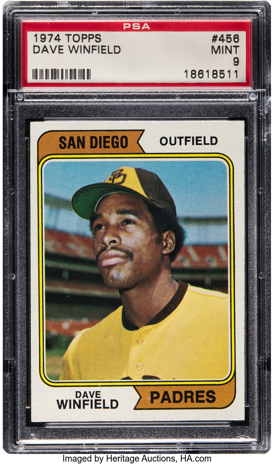 1974 Topps Dave Winfield #456 PSA Mint 9