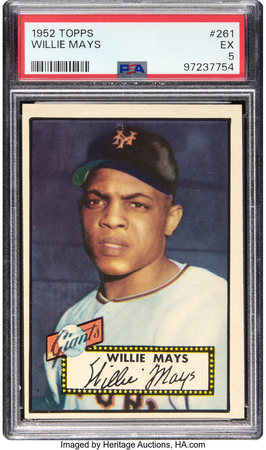 1952 Topps Willie Mays #261 PSA EX 5