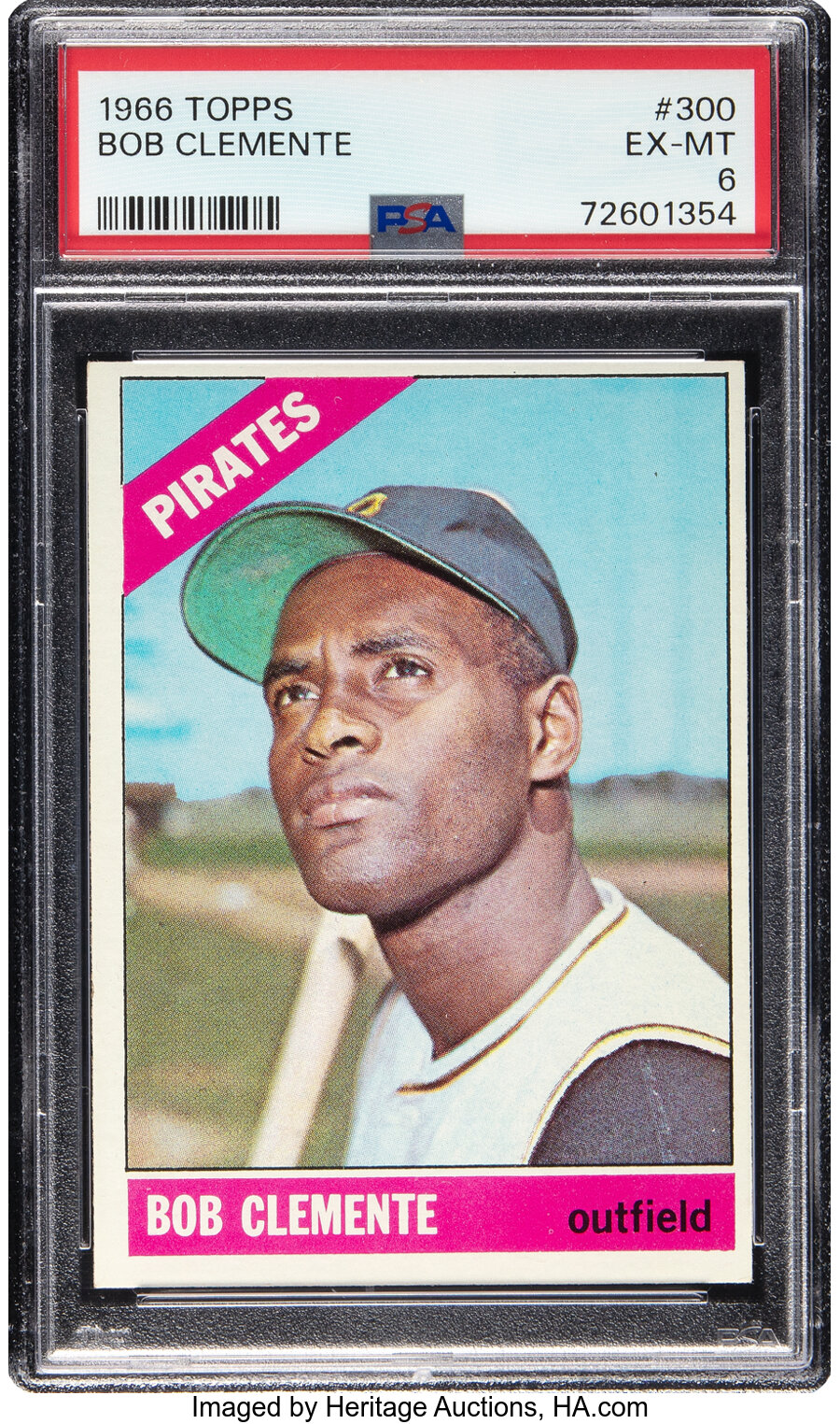 1966 Topps Roberto Clemente #300 PSA EX-MT 6