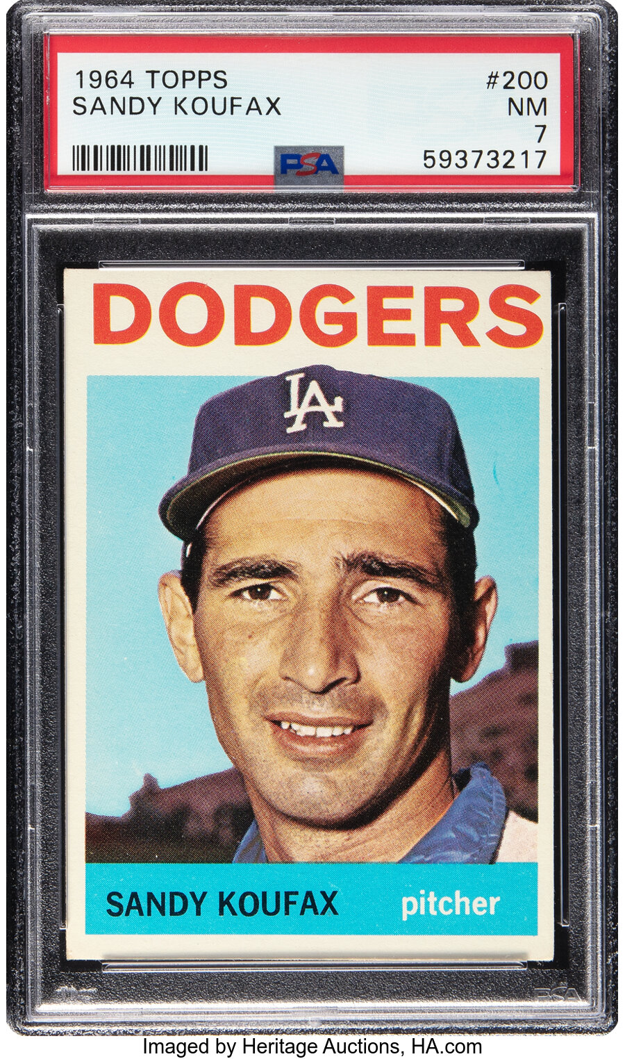 1964 Topps Sandy Koufax #200 PSA NM 7