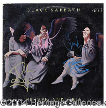 Black Sabbath Heaven and Hell CD Stock Photo - Alamy