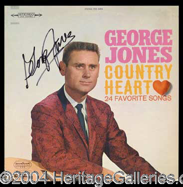 George 2024 Jones signed picture