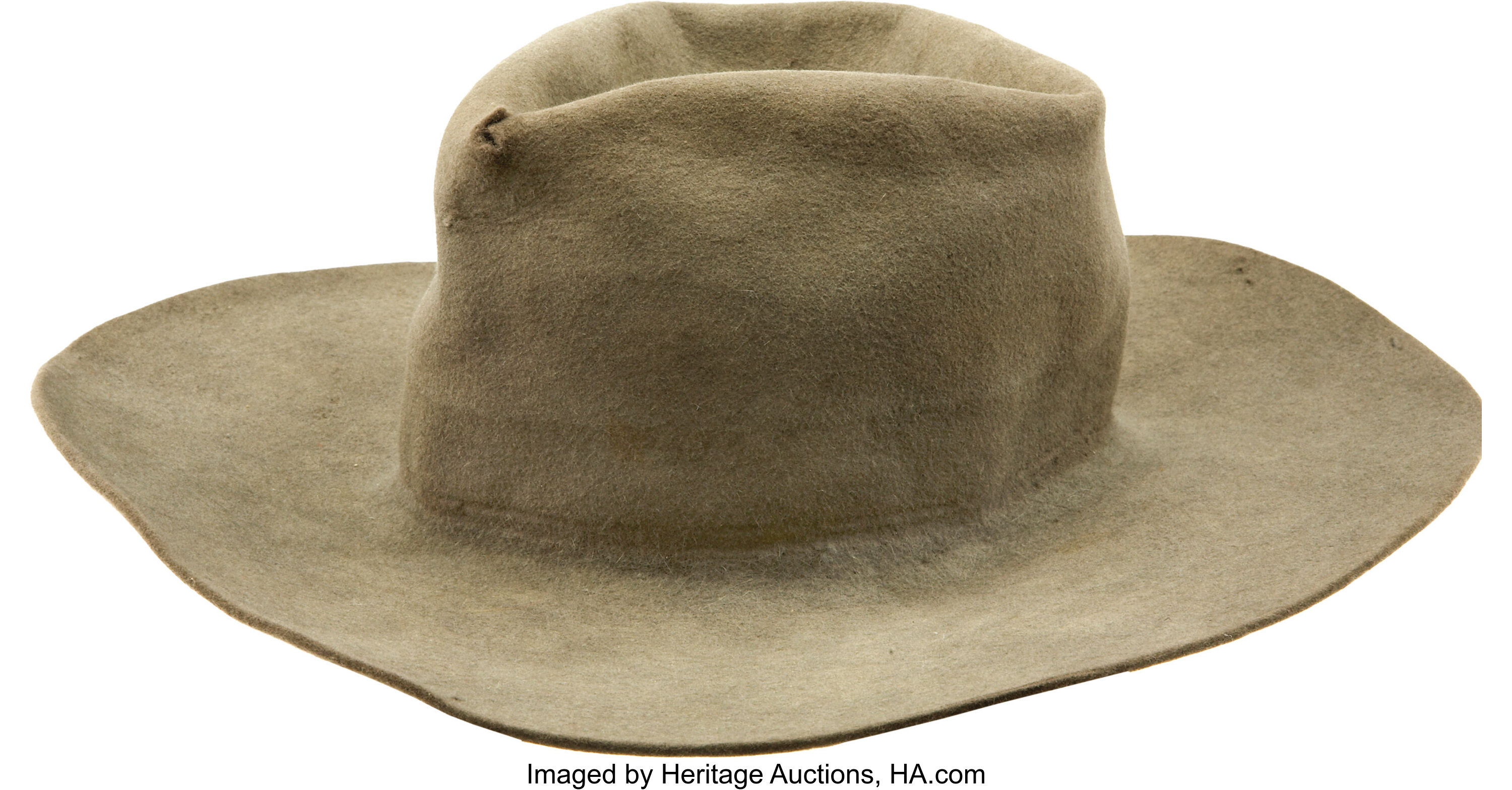 Buddy Ebsen's "Jed Clampett" Costume Hat. Buddy Ebsen gave Lot 31191