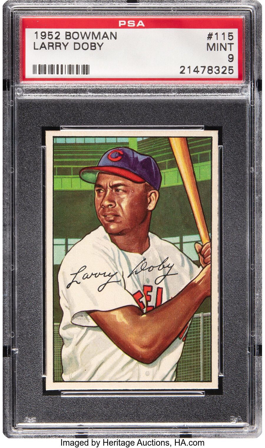 1952 Bowman Larry Doby #115 PSA Mint 9 - None Higher!