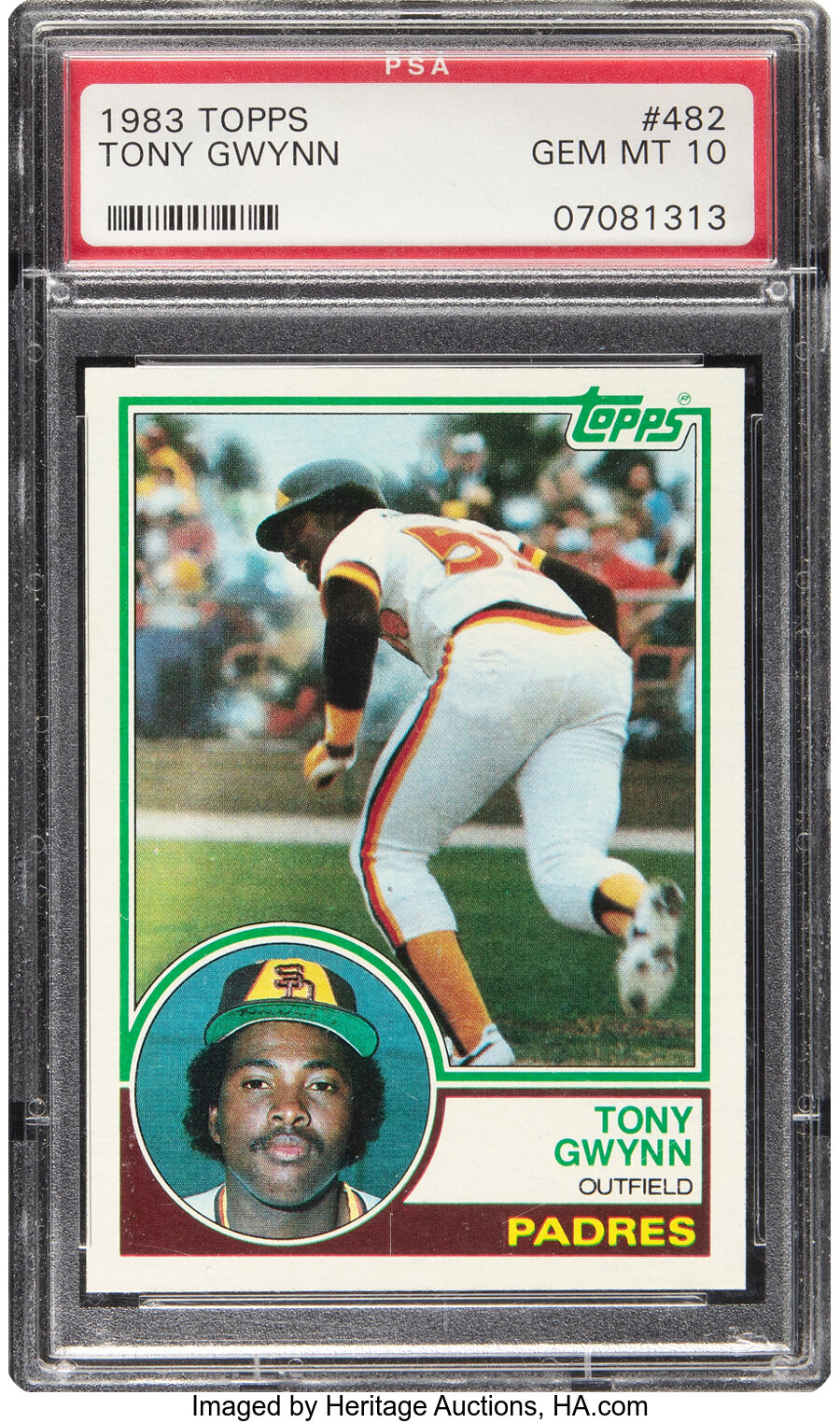 1983 Topps Tony Gwynn #482 PSA Gem Mint 10