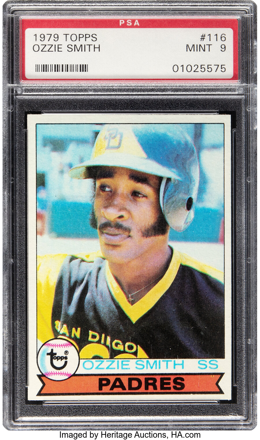 1979 Topps Ozzie Smith Rookie #116 PSA Mint 9