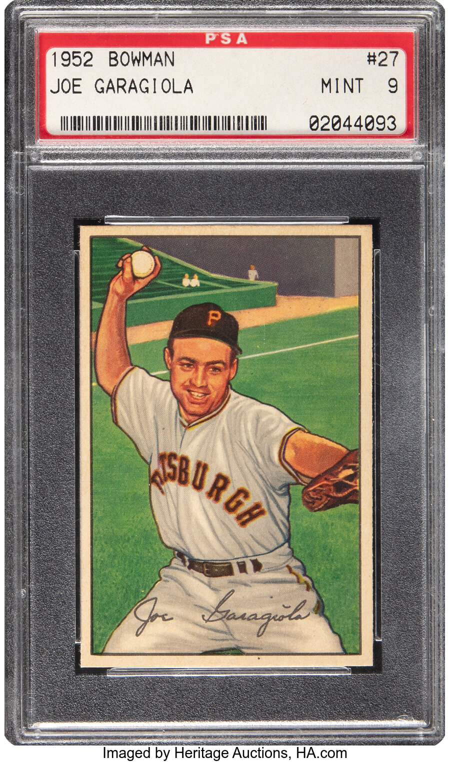 1952 Bowman Joe Garagiola #27 PSA Mint 9 - None Higher!