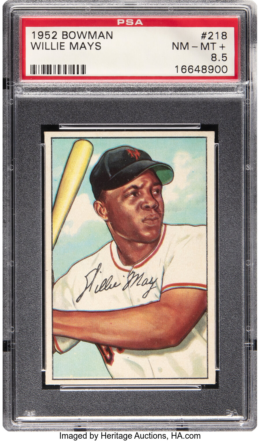 1952 Bowman Willie Mays #218 PSA NM-MT+ 8.5 - Pop Four!