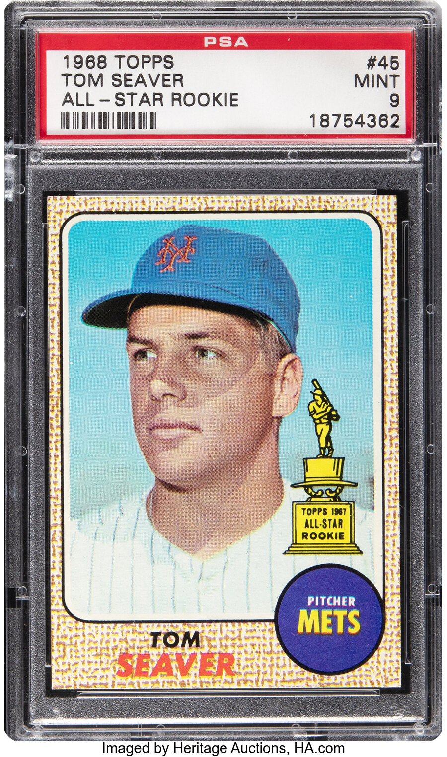 1968 Topps Tom Seaver (All-Star Rookie) #45 PSA Mint 9