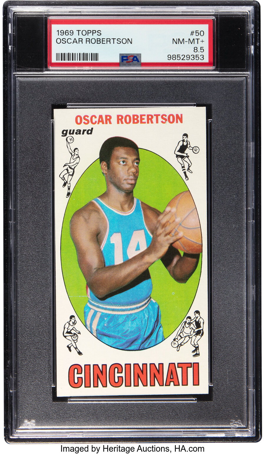 1969 Topps Oscar Robertson #50 PSA NM-MT+ 8.5