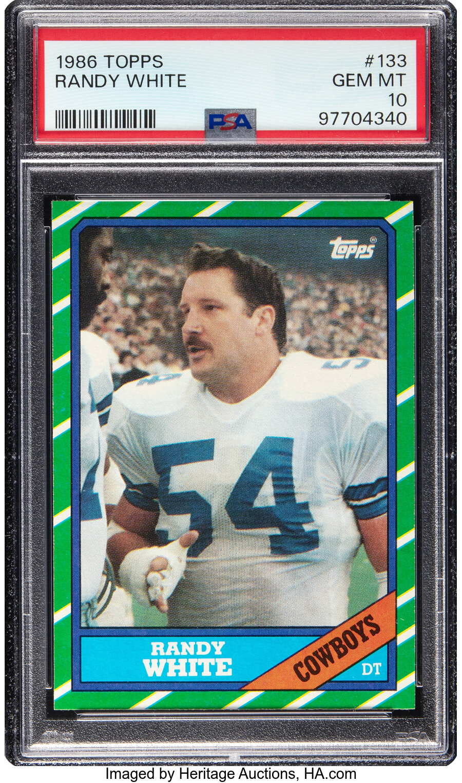 1986 Topps Randy White #133 PSA Gem Mint 10