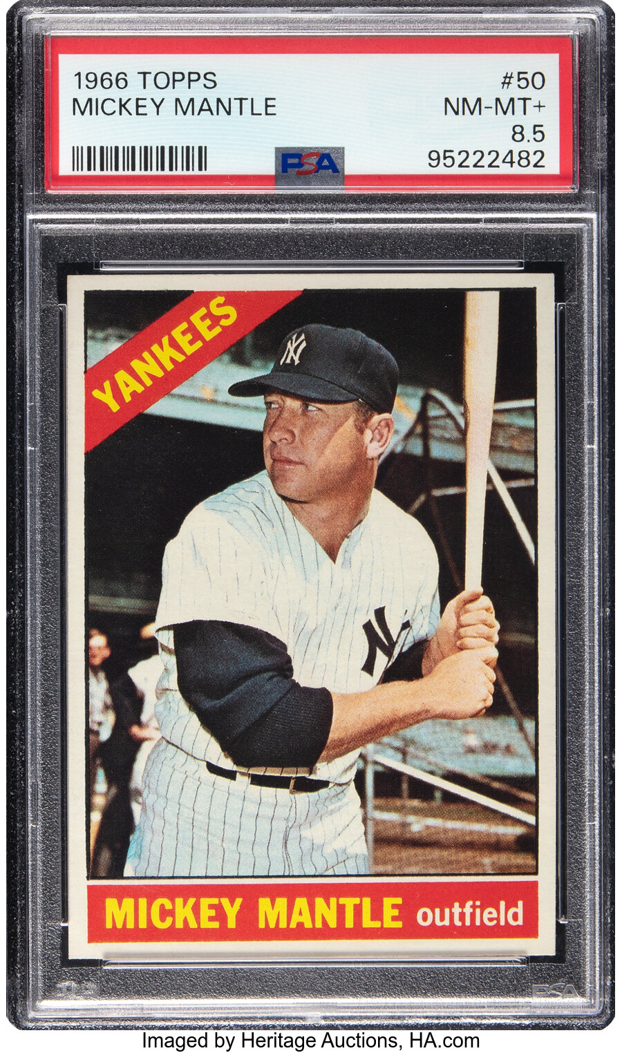 1966 Topps Mickey Mantle #50 PSA NM-MT+ 8.5