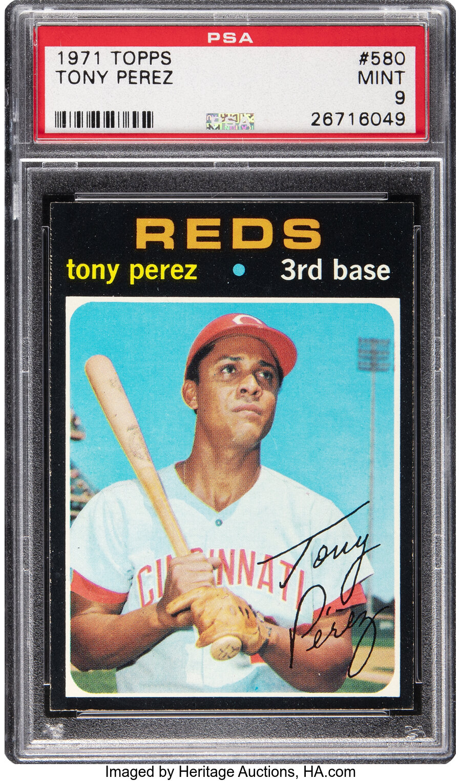 1971 Topps Tony Perez #580 PSA Mint 9