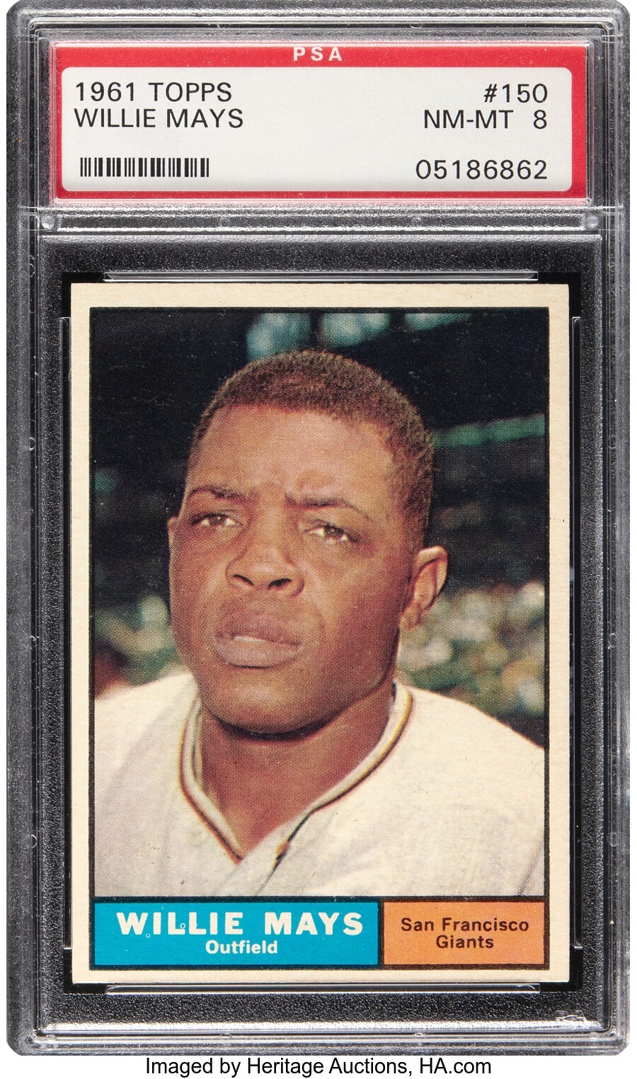 1961 Topps Willie Mays #150 PSA NM-MT 8