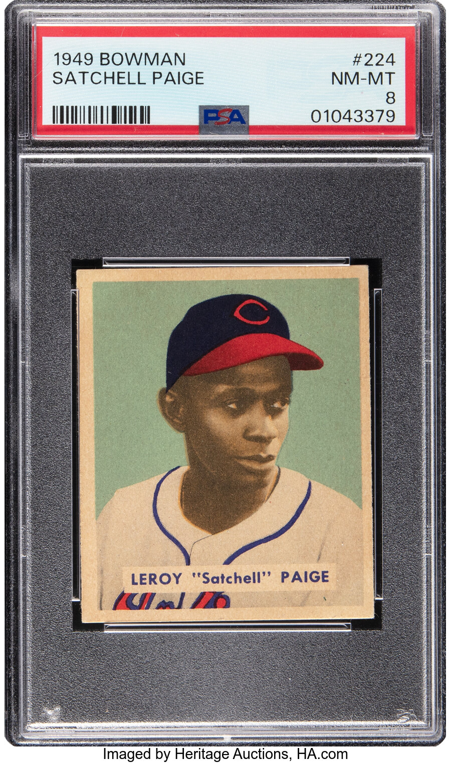 1949 Bowman Satchell Paige #224 PSA NM-MT 8