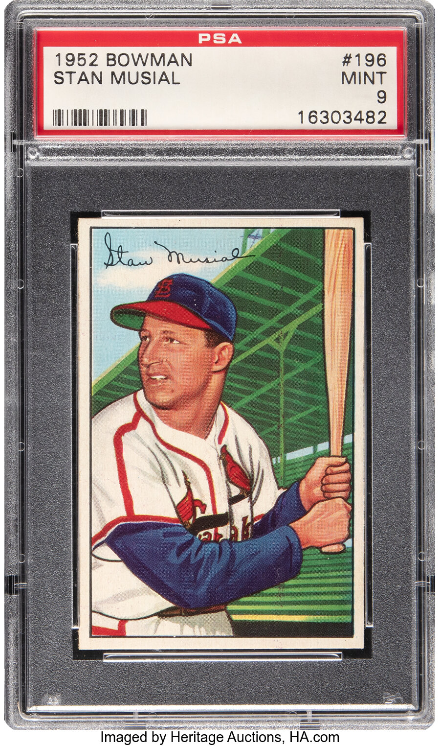 1952 Bowman Stan Musial #196 PSA Mint 9 - None Higher!