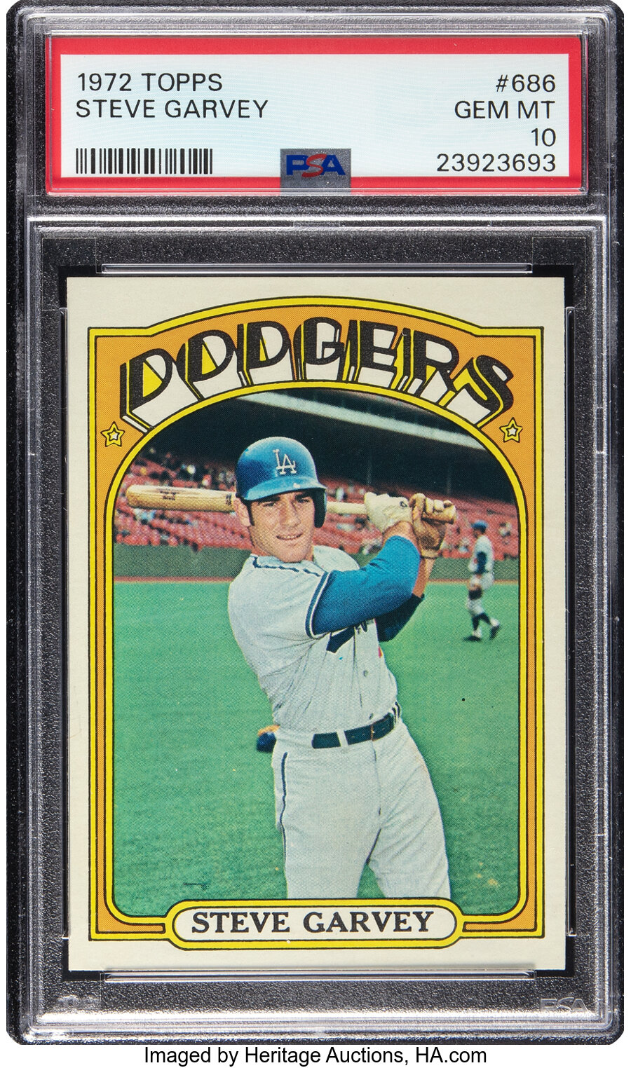 1972 Topps Steve Garvey #686 PSA Gem Mint 10