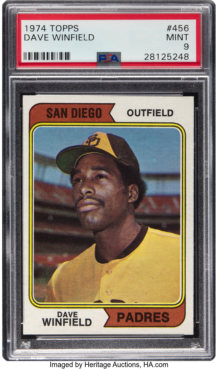 1974 Topps Dave Winfield #456 PSA Mint 9