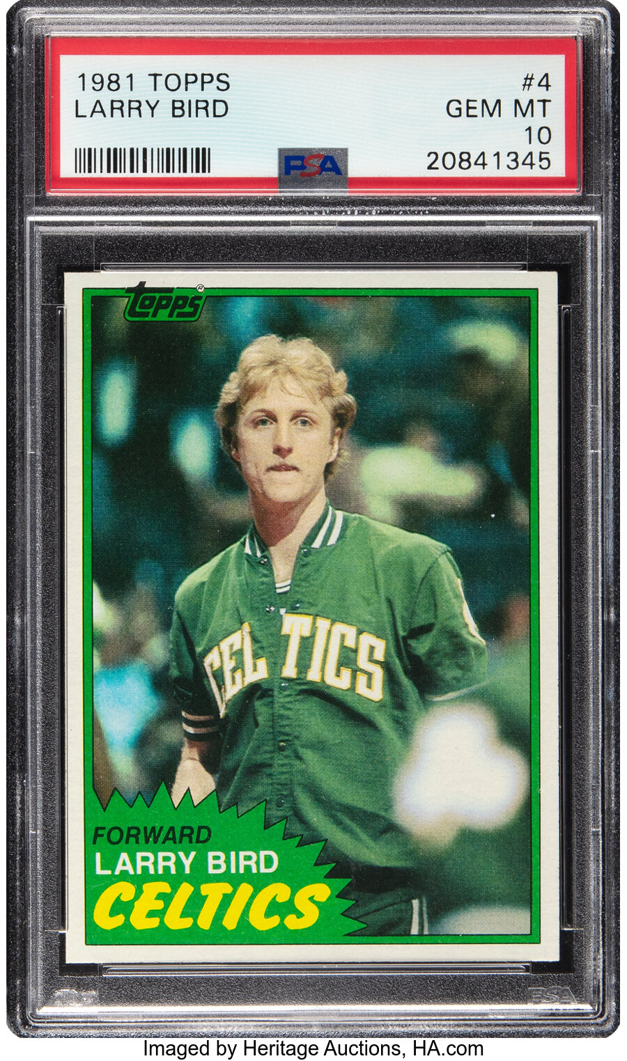 1981 Topps Larry Bird #4 Rookie PSA Gem Mint 10