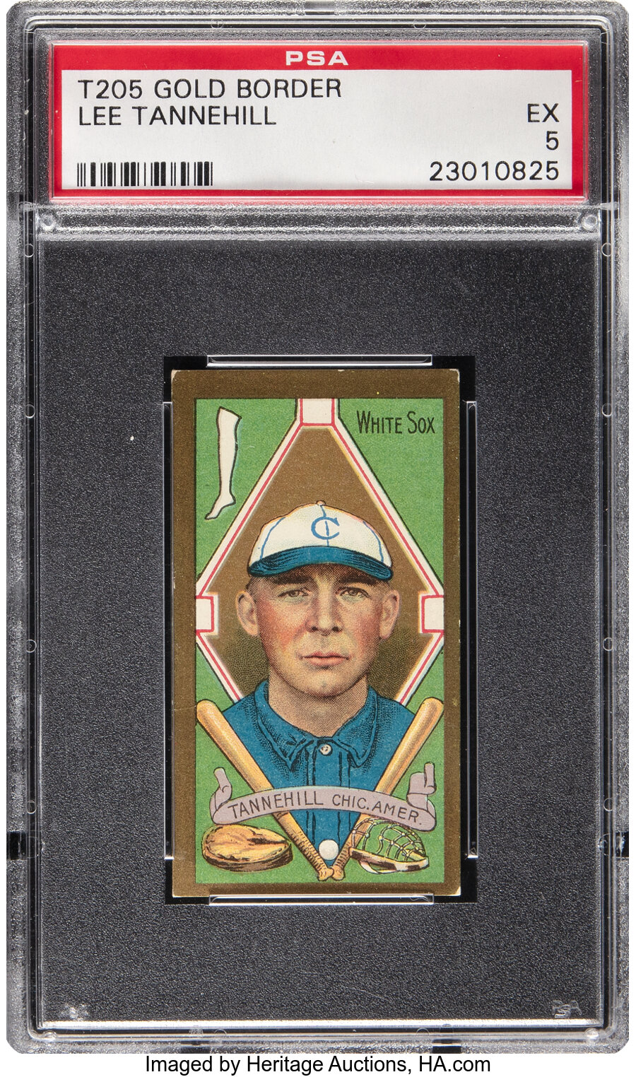 1911 T205 Piedmont Lee Tannehill PSA EX 5