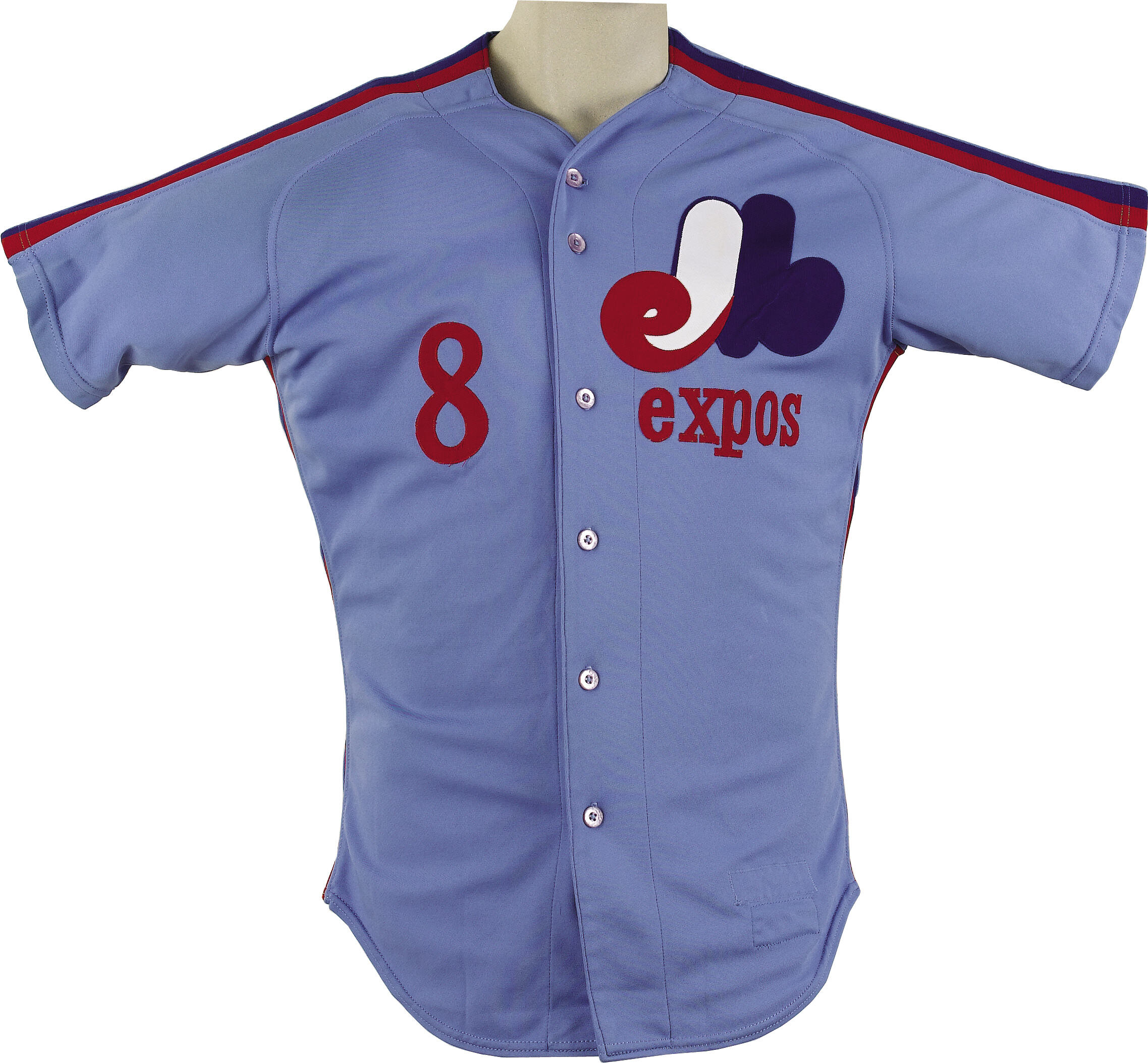 1984 Gary Carter Game Worn Signed Montreal Expos Jersey. , Lot #82159