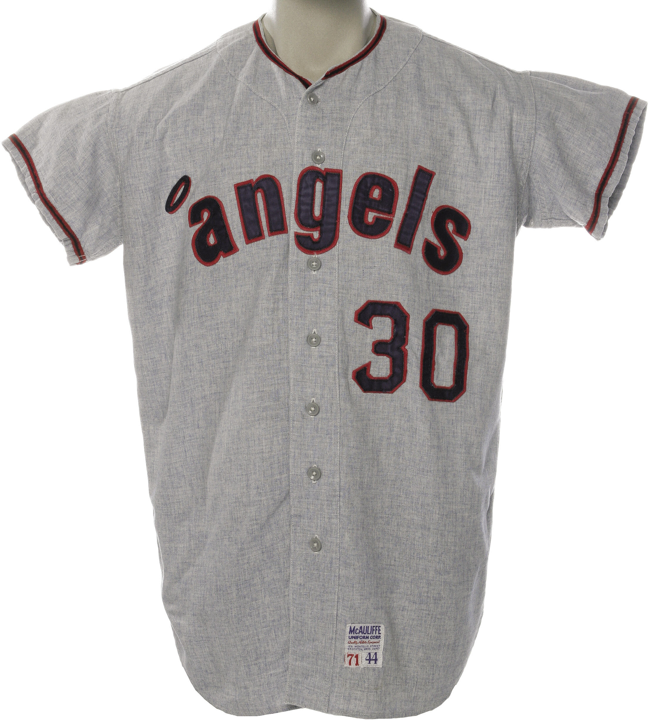 Lot Detail - 1973 NOLAN RYAN CALIFORNIA ANGELS GAME WORN HOME JERSEY (MEARS  A10, NSM COLLECTION)