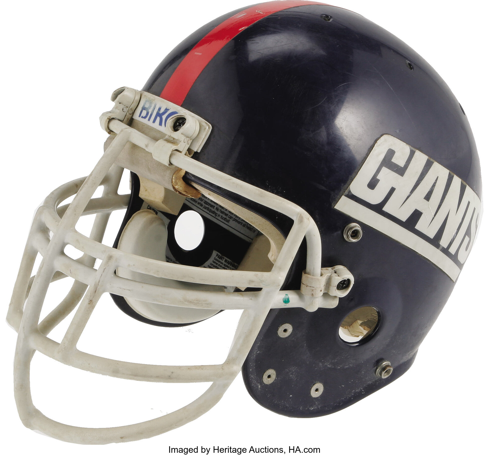 Early 1980's Lawrence Taylor Game Worn Helmet. It's a sight that, Lot  #19911