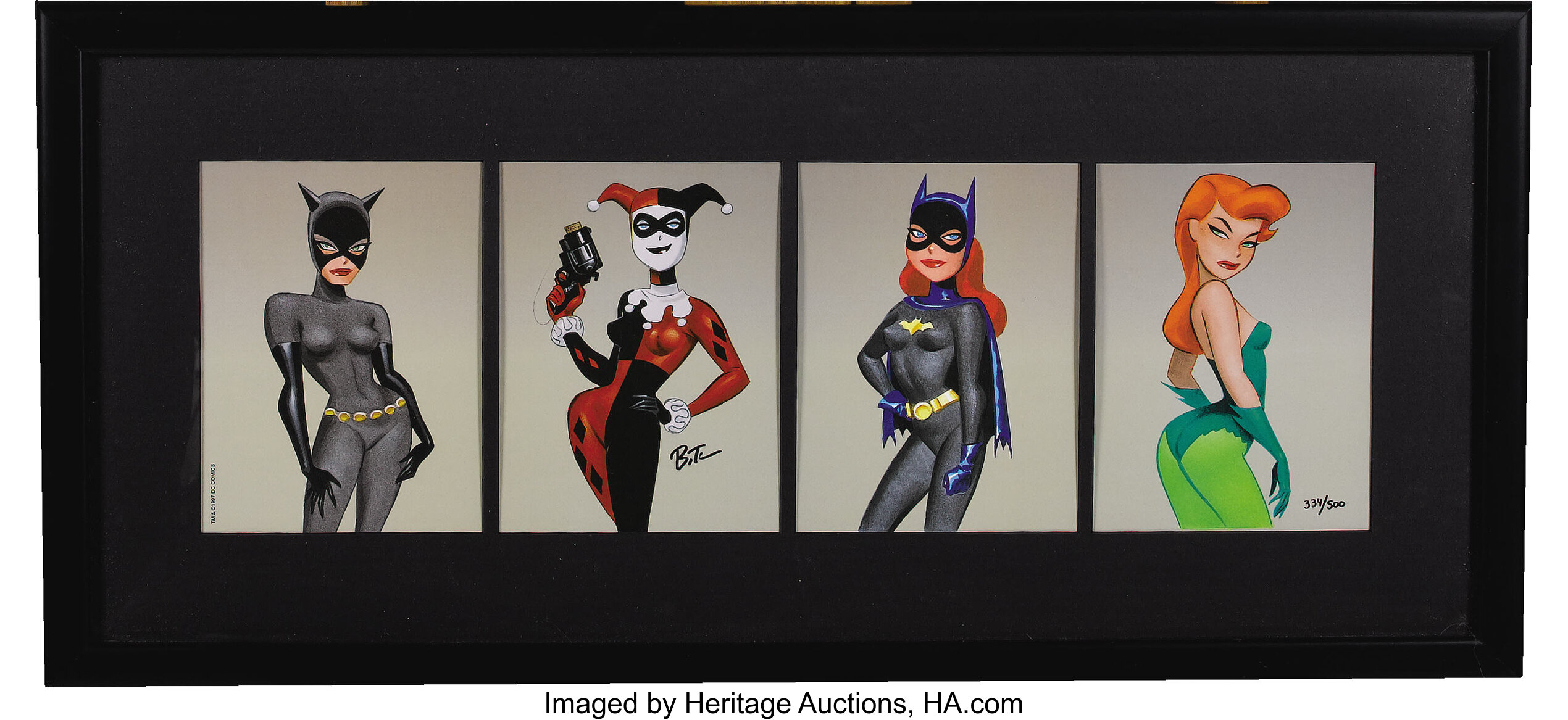 Bruce Timm The Women Of Batman Four Print Limited Edition Set 
