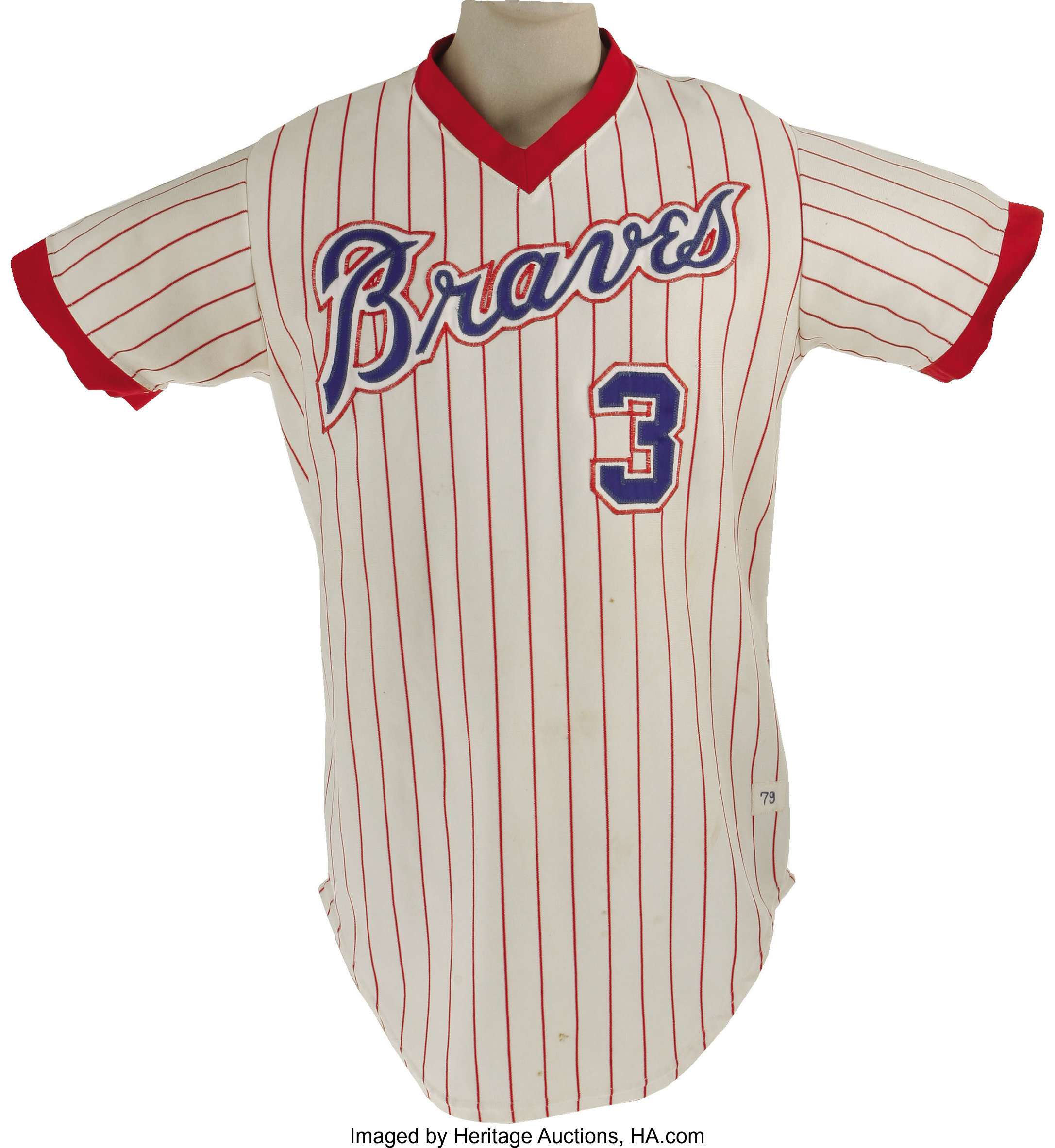 1979 Dale Murphy Game Worn Jersey. An early career gamer from the, Lot  #19440
