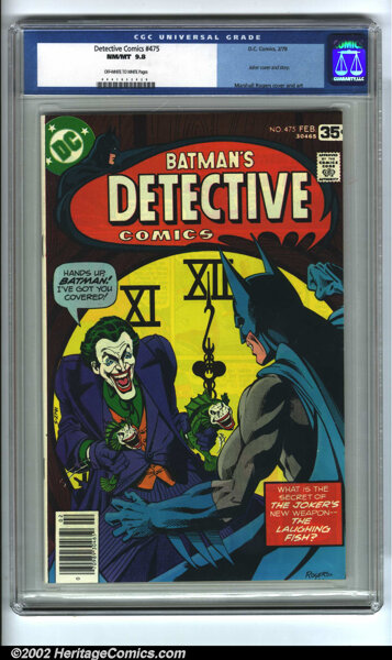 Detective Comics #475 (DC, 1978) CGC NM/MT  Off-white to white | Lot  #5758 | Heritage Auctions