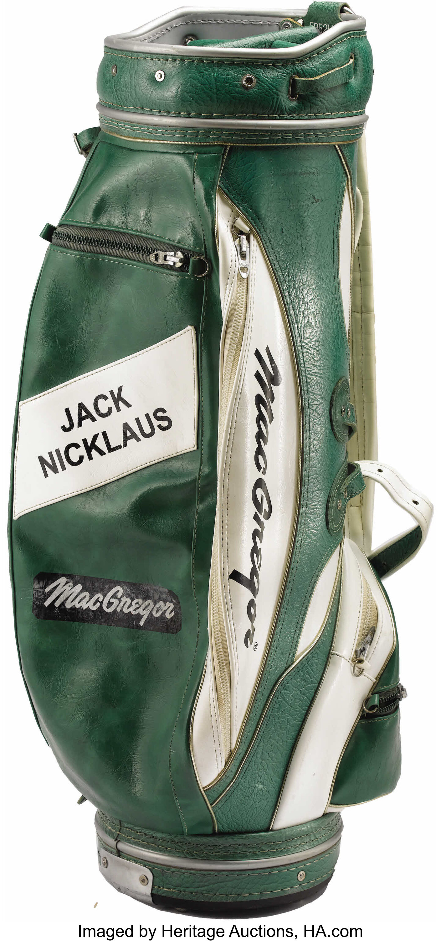 1970 S Jack Nicklaus Tournament Used Golf Bag With Eighteen Major Lot 19353 Heritage Auctions