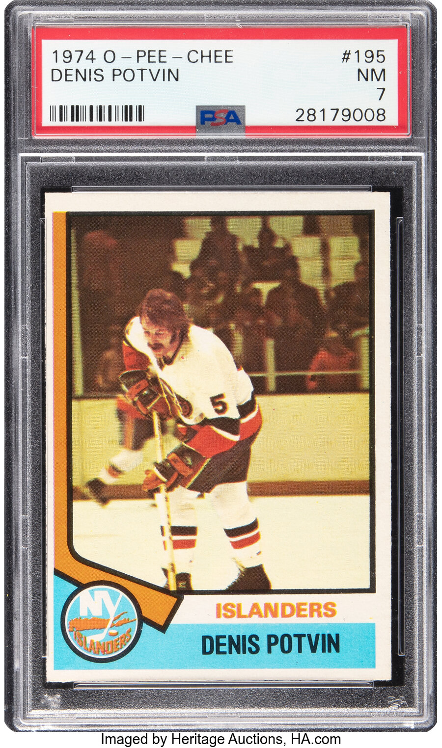 1974 O-Pee-Chee Denis Potvin #195 PSA NM 7