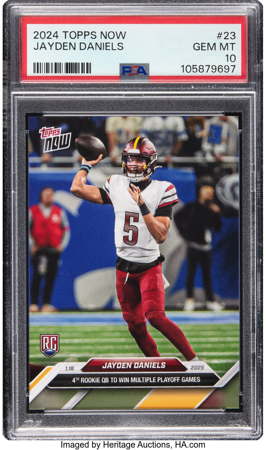 2024 Topps Now Jayden Daniels #23 PSA Gem Mint 10