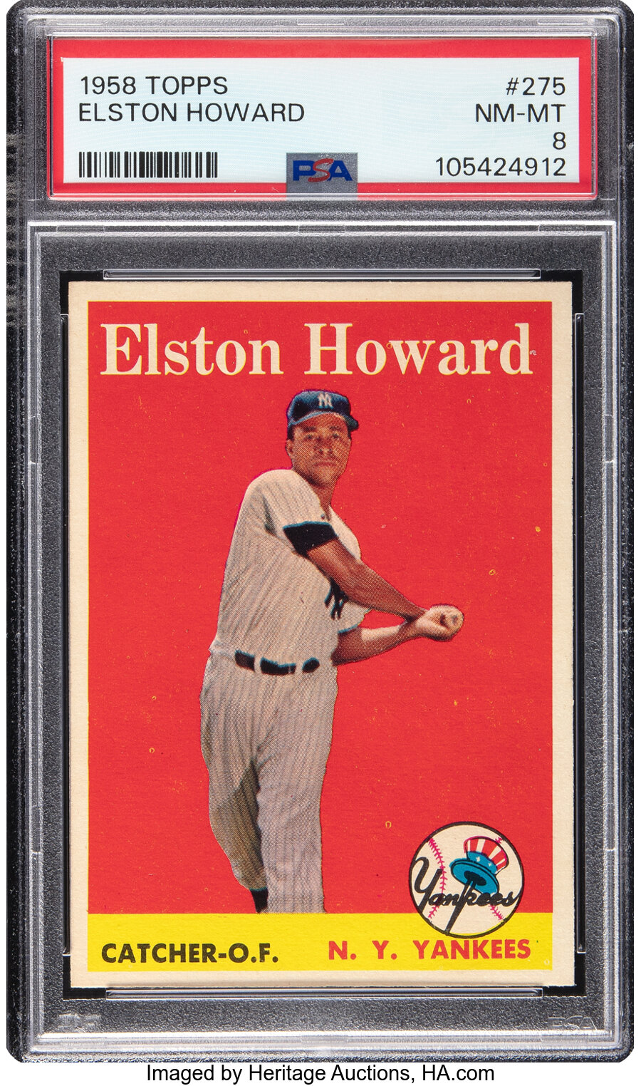 1958 Topps Elston Howard #275 PSA NM-MT 8