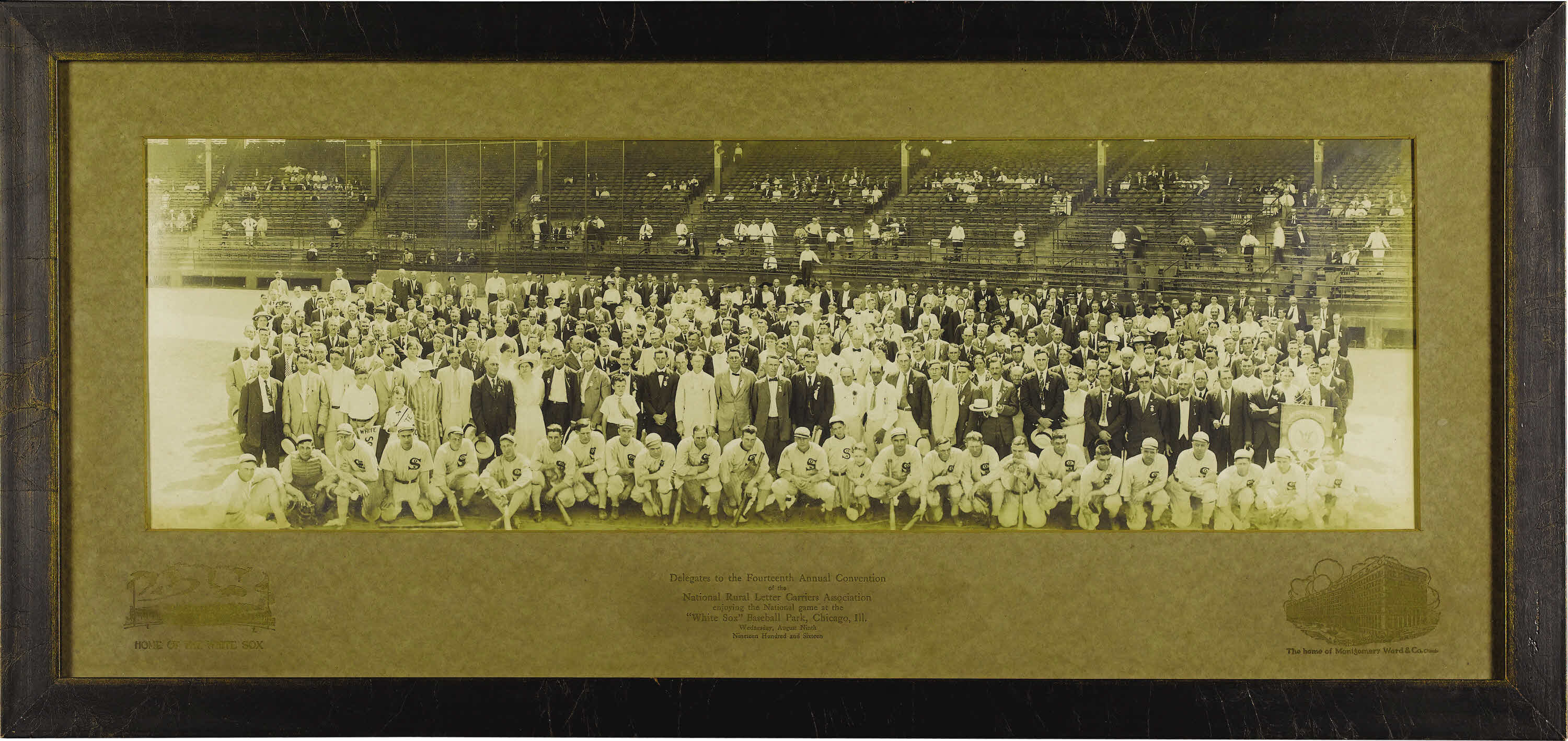 Vintage White Sox photo - Framed Chicago White Sox Baseball print -1906  World Series Winners