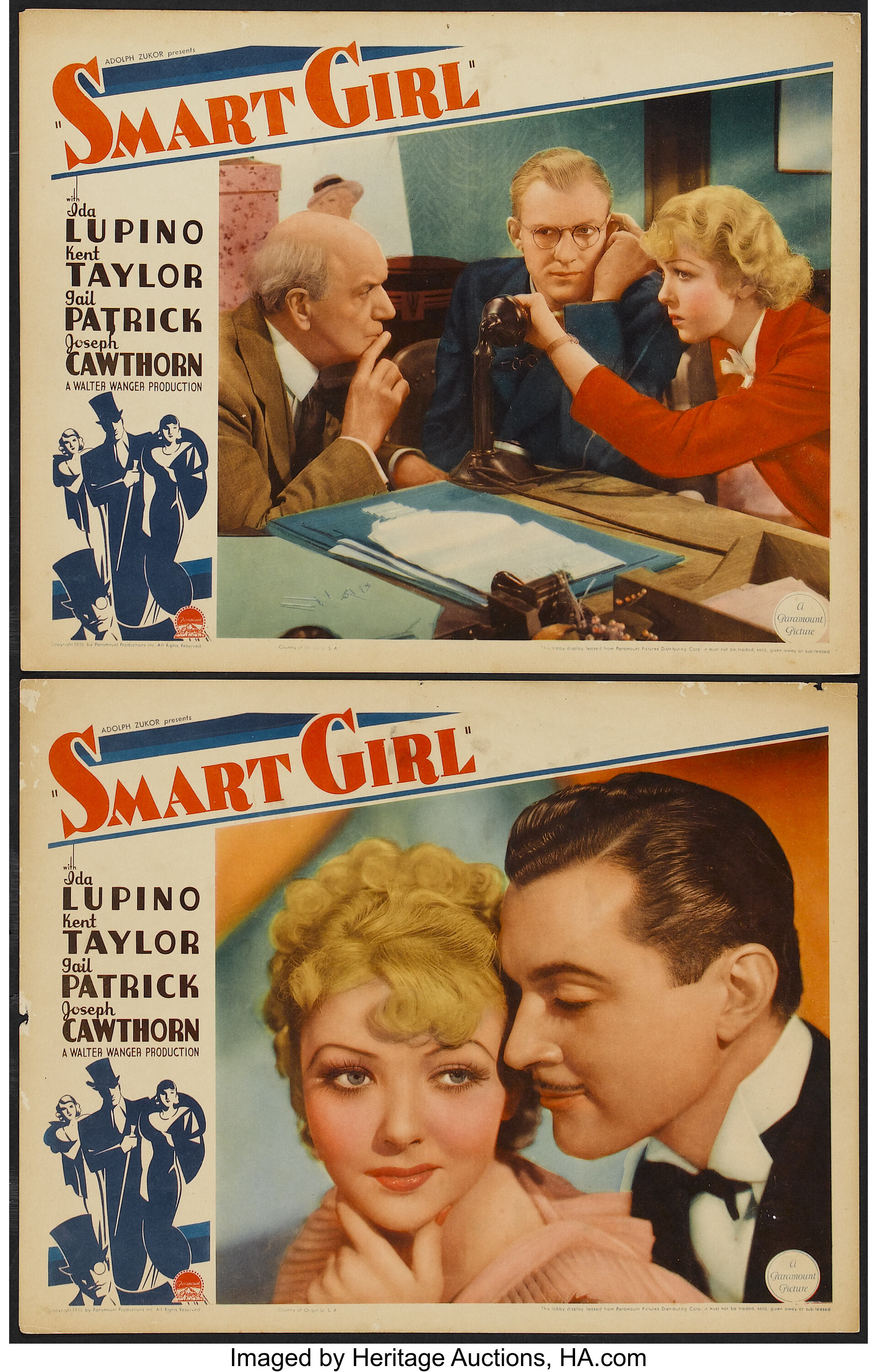 Smart Girl (Paramount, 1935). Lobby Cards (2) (11