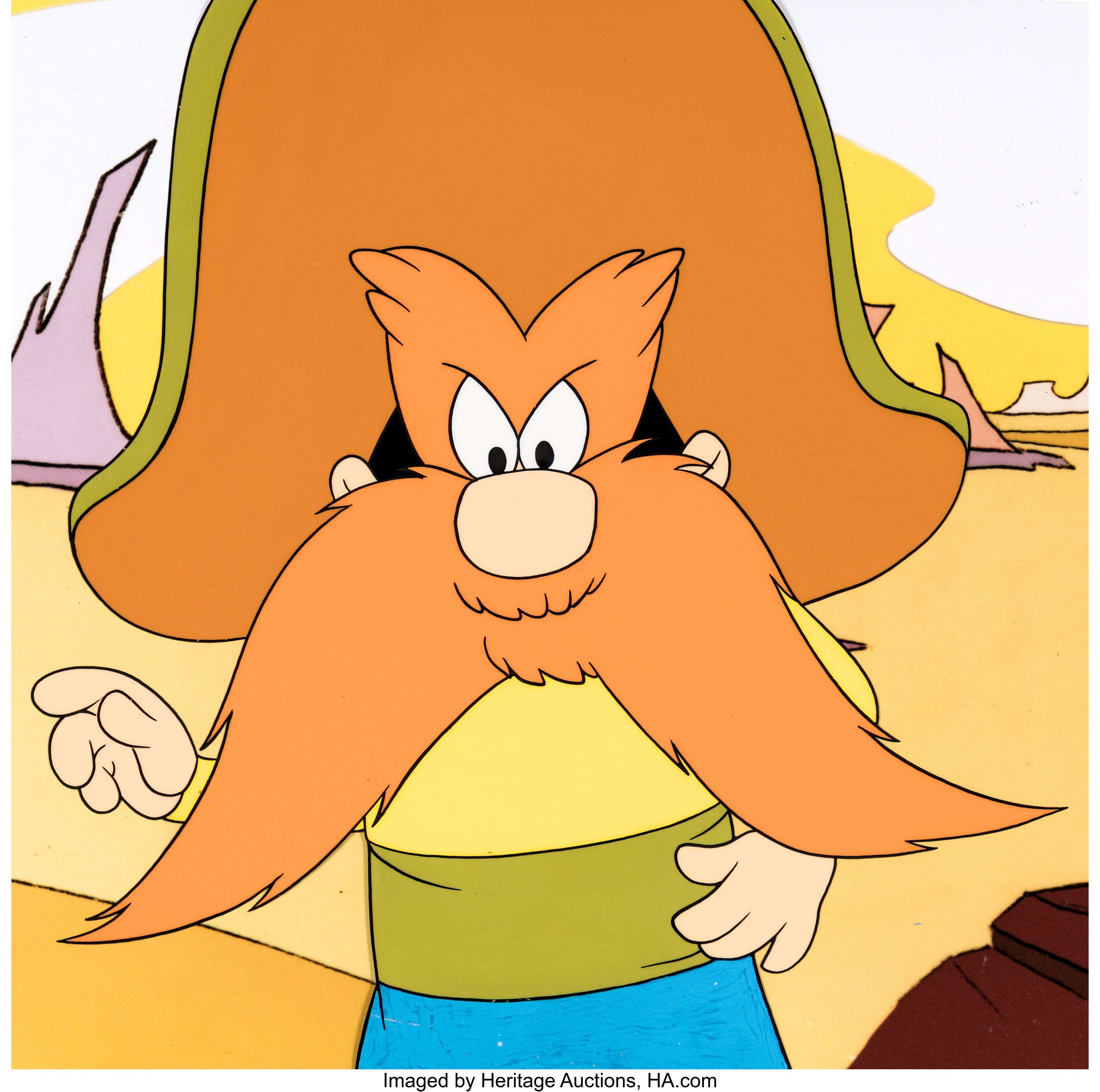 Yosemite Sam Production Cel (Warner Brothers, c. 1990s). ... | Lot ...