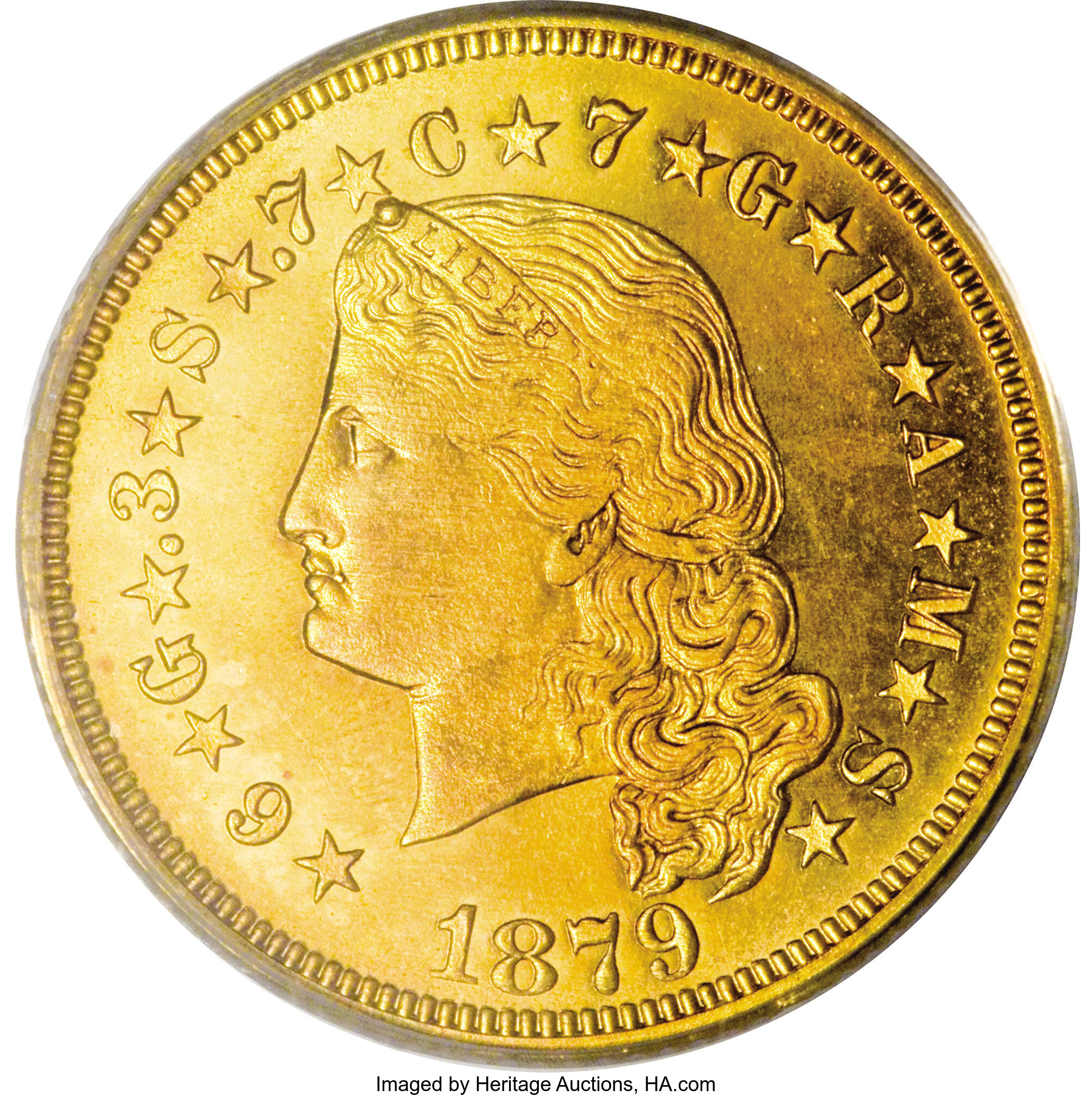 1879 Year US Gold $3 & $4 Coins for sale