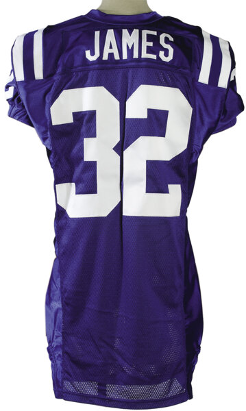 2003 Edgerrin James Game Worn Jersey. The star running back of the, Lot  #19220